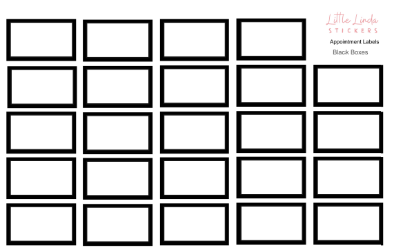 Functional | Appointment Label Boxes