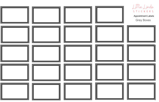 Functional | Appointment Label Boxes