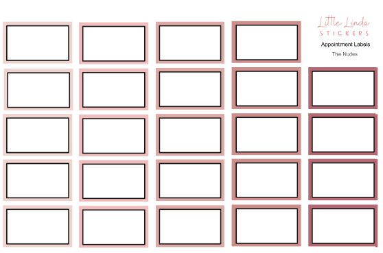 Functional | Appointment Label Boxes