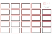 Functional | Appointment Label Boxes