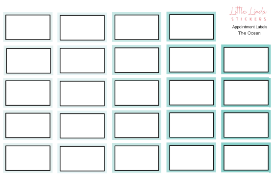 Functional | Appointment Label Boxes