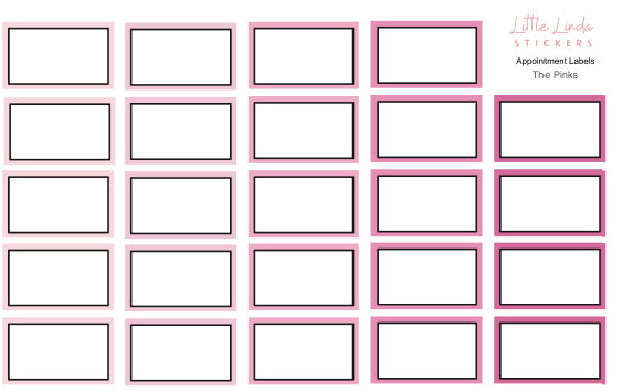 Functional | Appointment Label Boxes
