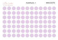 Mini Dots - The Purples