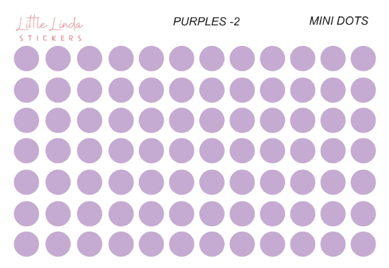 Mini Dots - The Purples