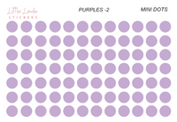 Mini Dots - The Purples