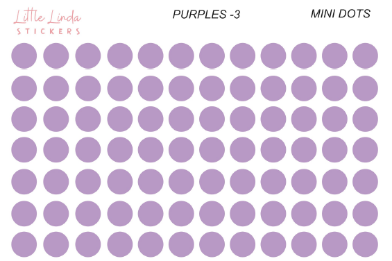 Mini Dots - The Purples