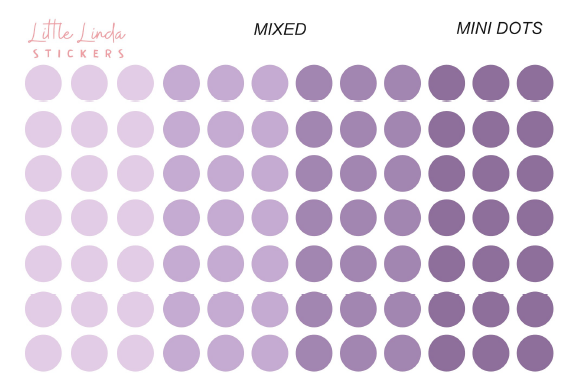 Mini Dots - The Purples
