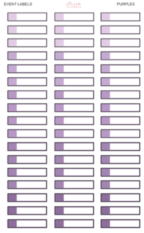 2026 | Event Label Boxes | Bold Outline