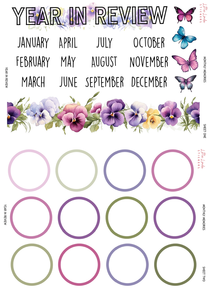 2026 | Monthly Memories Set