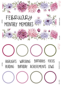 2026 | Monthly Memories Set