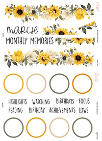 2026 | Monthly Memories Set