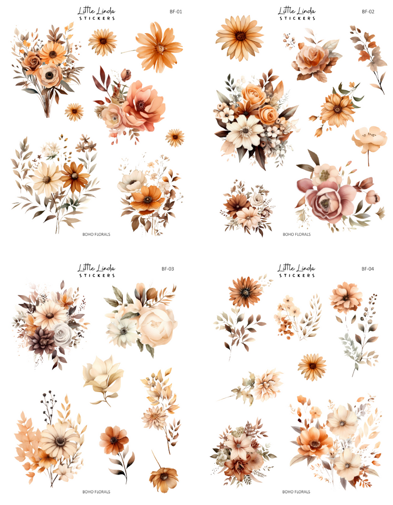 Boho Floral Collection | 01 - 04