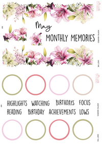 2026 | Monthly Memories Set