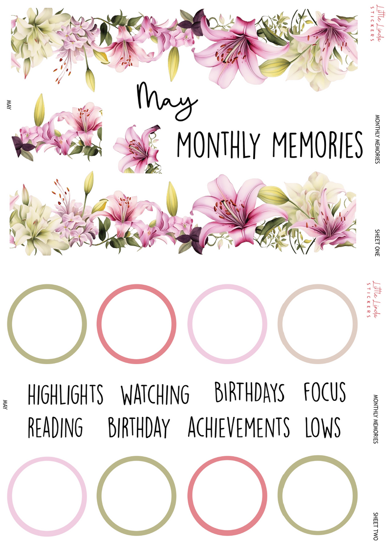 2026 | Monthly Memories Set