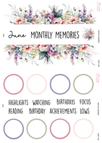 2026 | Monthly Memories Set