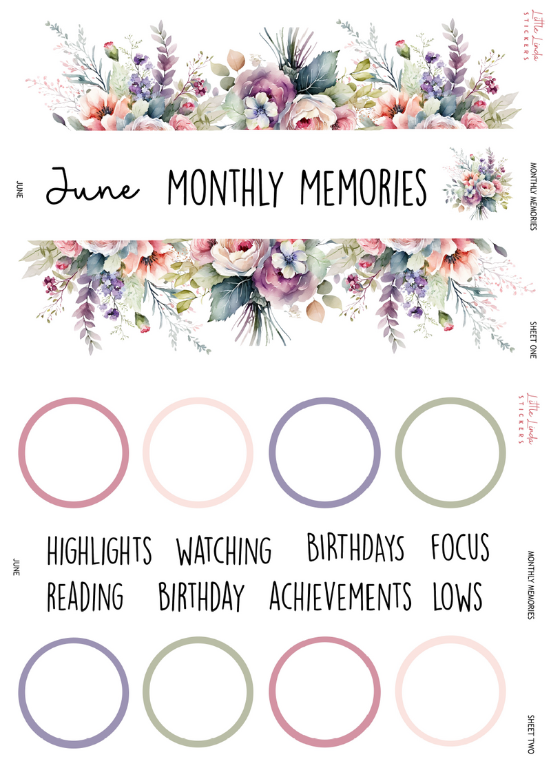 2026 | Monthly Memories Set