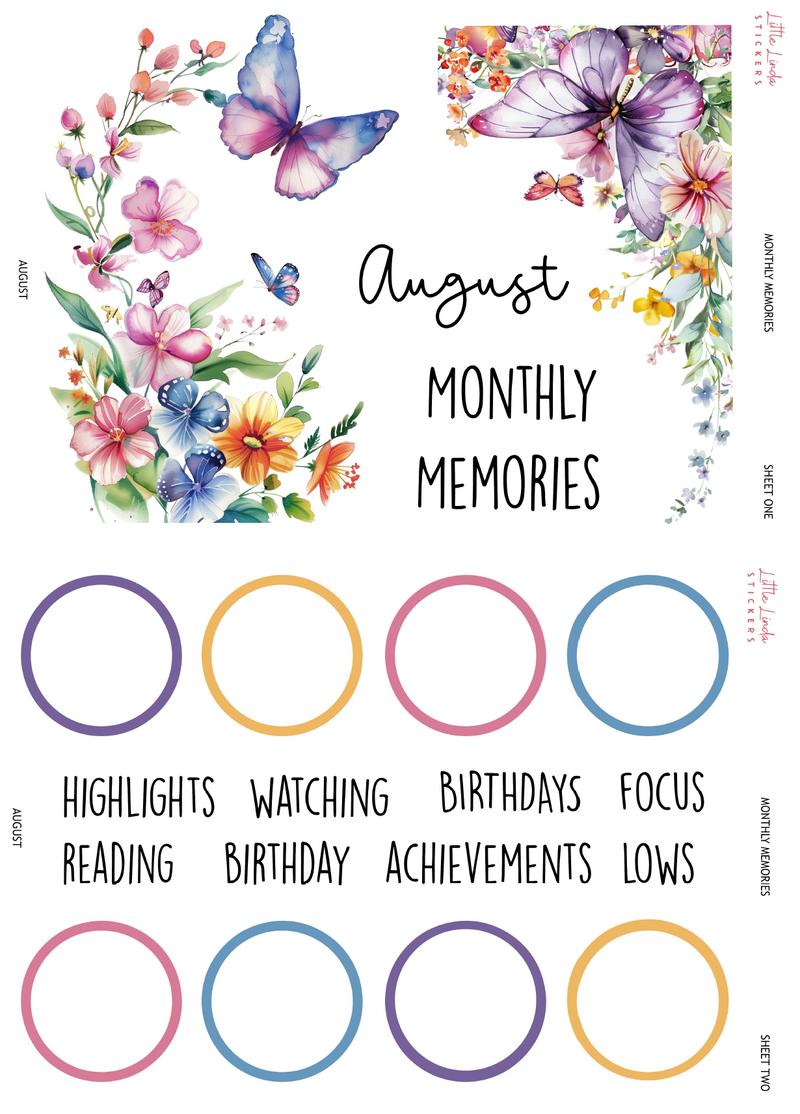 2026 | Monthly Memories Set