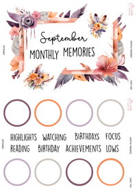 2026 | Monthly Memories Set
