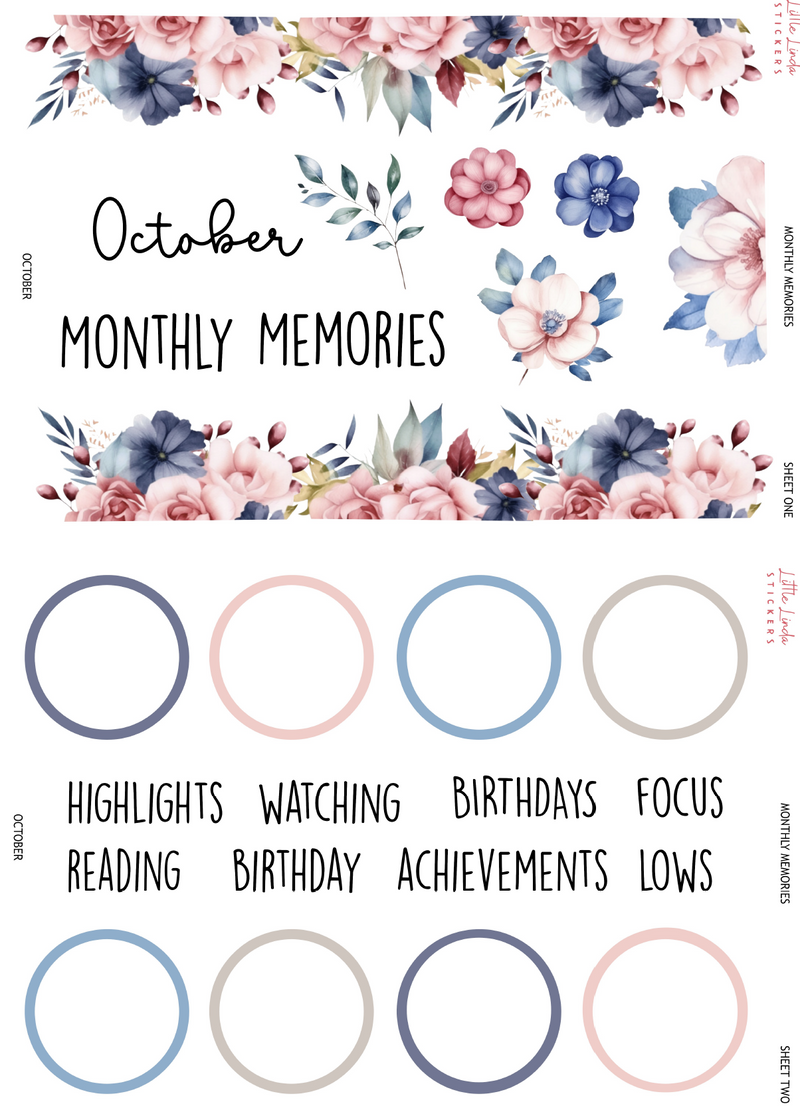 2026 | Monthly Memories Set