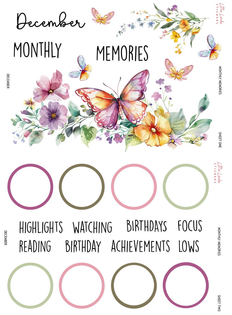 2026 | Monthly Memories Set