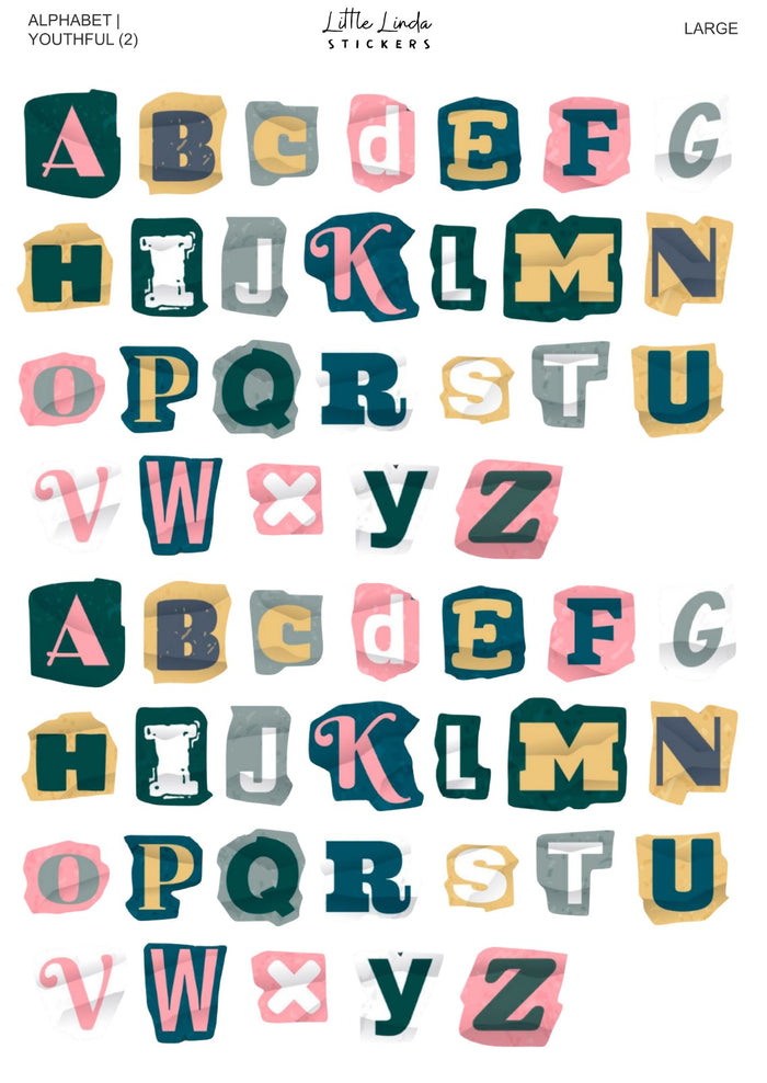 Junk Journal | Alphabet - Youthful