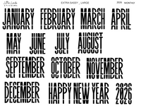 2026 | Monthly - Sassy