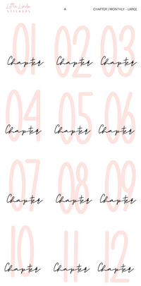 2026 | Monthly - Bold Numbers