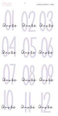 2026 | Monthly - Bold Numbers