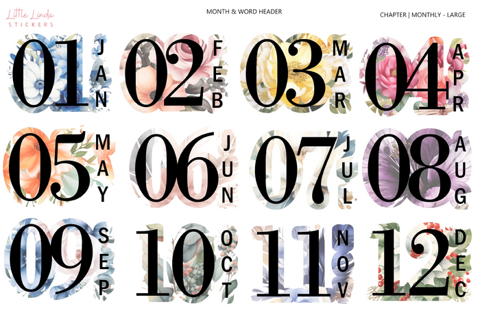 2026 | Monthly - Bold Florals