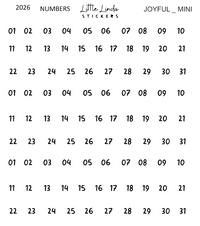 2026 | Numbers - Joyful