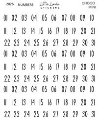 2026 | Numbers - Choco