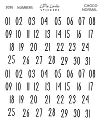 2026 | Numbers - Choco