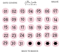2026 | Numbers - Mini Date Dots