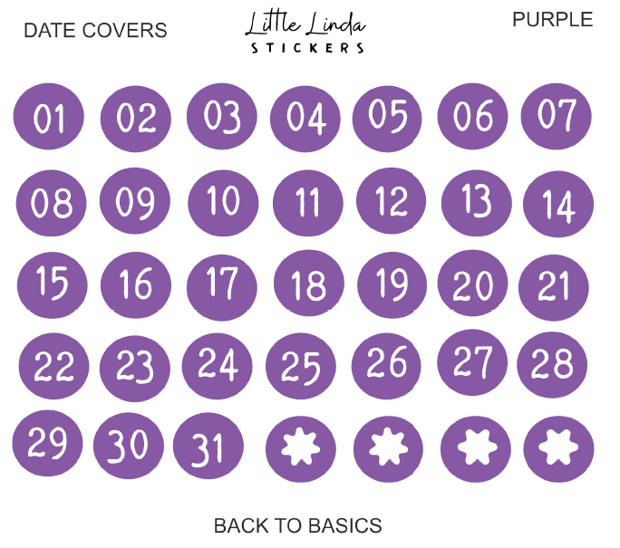 2026 | Numbers - Mini Date Dots