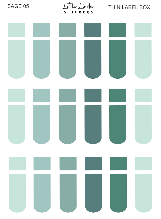 2026 | Back to Basics - Block Labels (Thin)