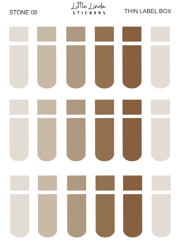 2026 | Back to Basics - Block Labels (Thin)