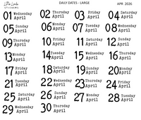 2026 | Back to Basics - DAILYS (Large)