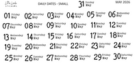 2026 | Back to Basics - DAILYS (Mini)