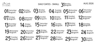 2026 | Back to Basics - DAILYS (Mini)