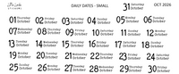 2026 | Back to Basics - DAILYS (Mini)