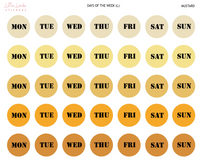 2024 | Days of the Week Circle - Large