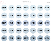 2024 | Days of the Week Circle - Large