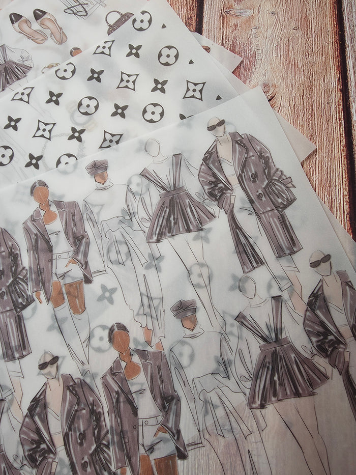 Printed Vellum Sheet - Fashion 2