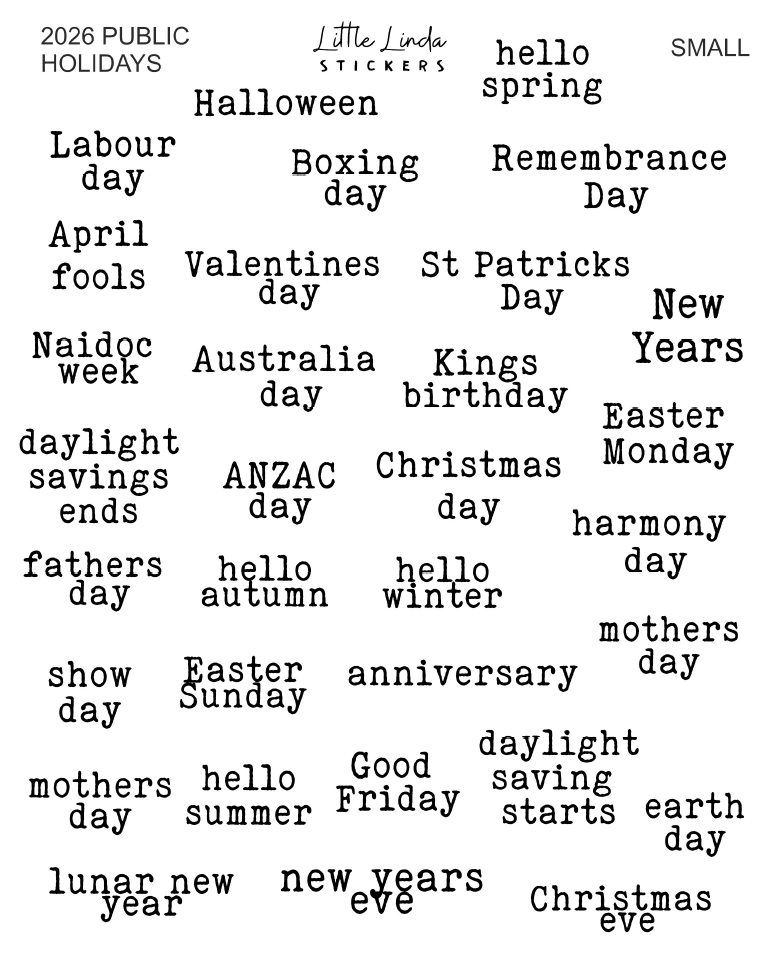 2026 | Back to Basics - Important Dates