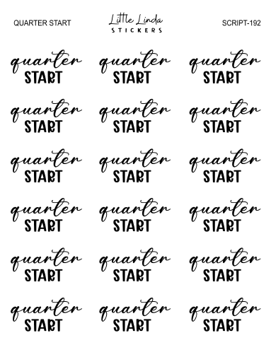 Quarter Start | SCRIPT