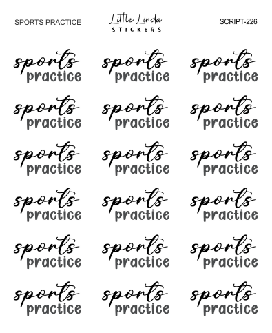 Sports Practice | SCRIPT