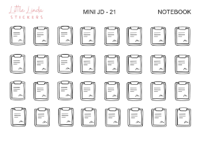 Notebook - Mini Journaling Doodle Icon
