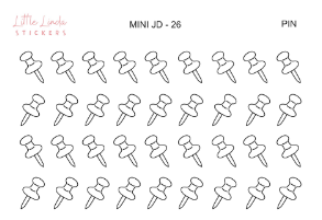 Pin - Mini Journaling Doodle Icon