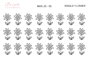 Single Flower - Mini Journaling Doodle Icon