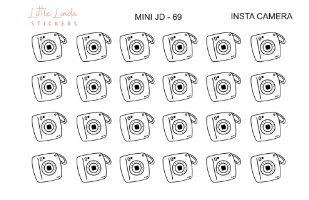 Insta Camera - Mini Journaling Doodle Icon